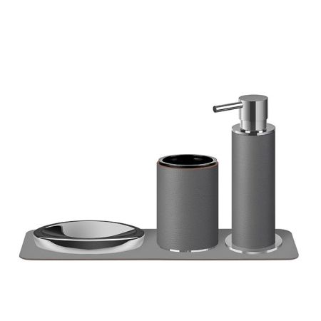 ADJ Диспенсер для жидкого мыла, D7xH19см., цвет: chrome/серый, артикул 4980.chrome/03