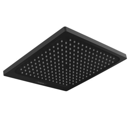 Верхний душ, Hansgrohe, Crometta E, тип установки-настенный, потолочный, ширина, мм-240, глубина, мм-240, высота, мм-60, форма-квадратная, количество режимов-1, тип струи-Rain, цвет-матовый черный, артикул 26726670