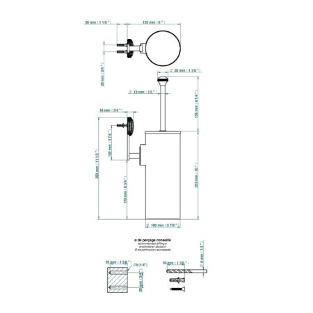 THG HIRONDELLES GOLD STAMPED Ершик для унитаза, подвесной, с крышкой, цвет хром, артикул A4L-A02-4720C