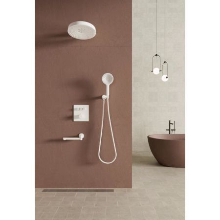 Душевая система встраиваемая с термостатом Bronze de Luxe OMG! 1011W, белый, артикул 1011W