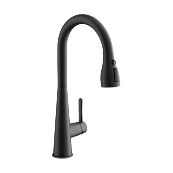 Смеситель для кухни с выдвижным изливом BELZ B74816-7, черный