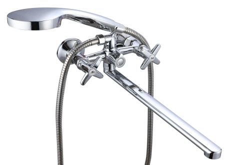 Смеситель Star для ванны, изл 350 мм, с акс, артикул: STR31