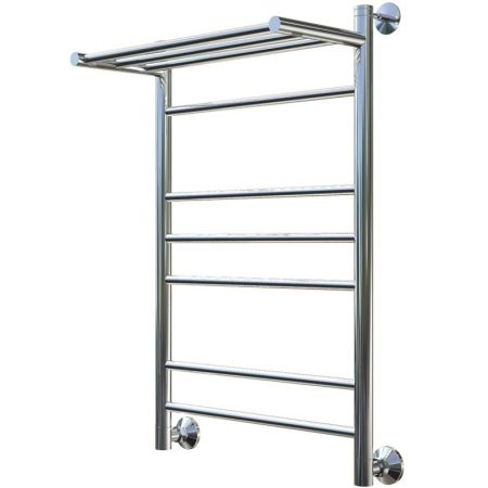 Водяной полотенцесушитель Тругор Аспект 3 П НП 80x50 с полкой Хром, артикул Аспект3/нп8050П
