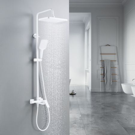 Душевая система Shevanik S4436C, белый