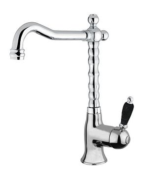 Смеситель для раковины Fiore IMPERIAL BLACK 89CR5225, хром