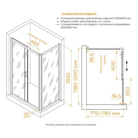 Комплект прямоугольник: RGW PA-045 + RGW TSS-W + RGW E351C + RGW SP-23