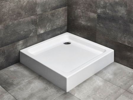 Акриловый поддон для душа Radaway Siros C Compact 80x80x17 белый, артикул SBC8817-2
