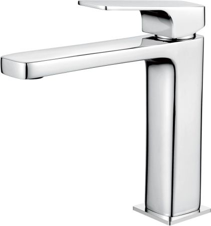 AQG Delta, однорычажный смеситель для раковины без донного клапана, цвет хром, артикул 01DEL100CR