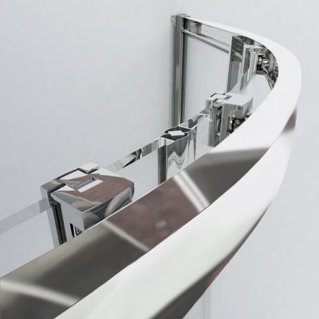 Душевой уголок Vincea Garda 120x90 VSJ-1G129CL профиль Хром стекло прозрачное