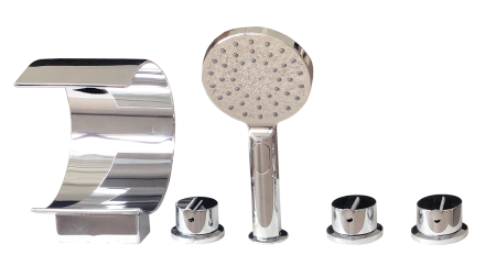 Смеситель на борт ванны Royal Bath Hardon RB 611, артикул RB611