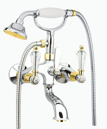 Смеситель для ванны Fiore GIOIELLI (SWAROVSKI®) 08CO0600, золото, артикул 08CO0600