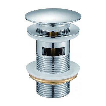 Донный клапан для раковины с переливом Maretti AC19P24015, хром