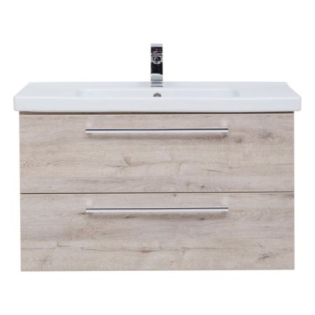 Тумба под раковину подвесная Dreja Gio 80 см, дуб кантри, артикул 77.0104D