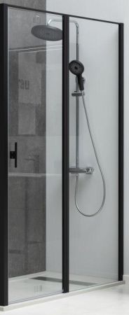 Душевая дверь Allen Brau Priority 100 3.31030.BBA черный браш, артикул 3.31030.BBA