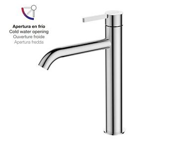 AQG Urban, высокий однорычажный смеситель для раковины без донного клапана, цвет хром