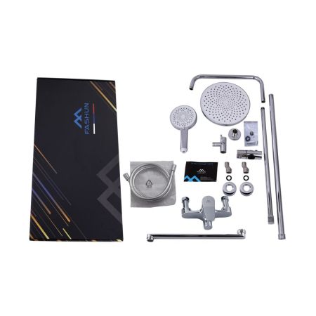 Душевая система FASHUN A2487, хром