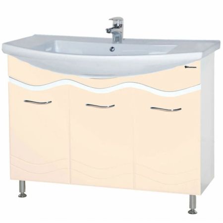 Тумба под раковину Bellezza Мари 105 4632918000221 Бежевая, артикул 4632918000221