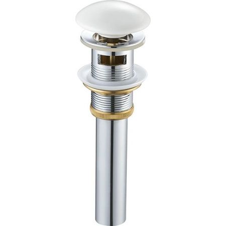 Донный клапан SantiLine SL-101 с переливом Белый Донный клапан SantiLine SL-101 с переливом Белый
