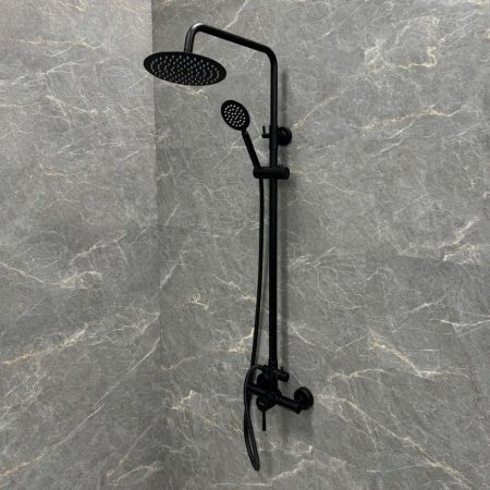 Душевая система Fixsen OXFORD FX-9500B, черная, артикул FX-9500B