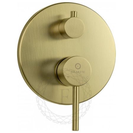 Душевая система встраиваемая FILARETE Roun FL1024MG, матовое золото