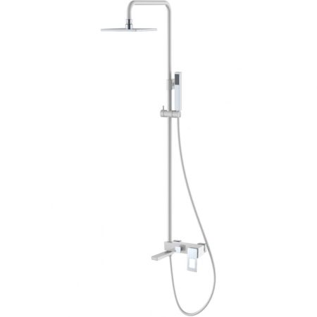 Стойка для душа Q WhiteChrome_Комплект, артикул 148-WCR
