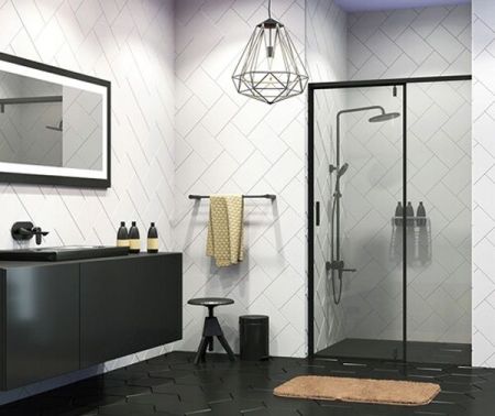 Elbe 74P04  Душевая дверь, артикул 74P04