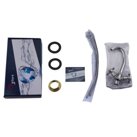 Смеситель для кухни Plstart PD40308, хром