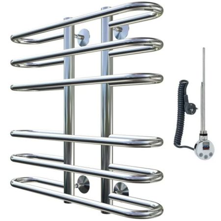 Электрический полотенцесушитель Тругор Легенда элТЭН 60x60 Хром, артикул Легенда/элТЭН6060