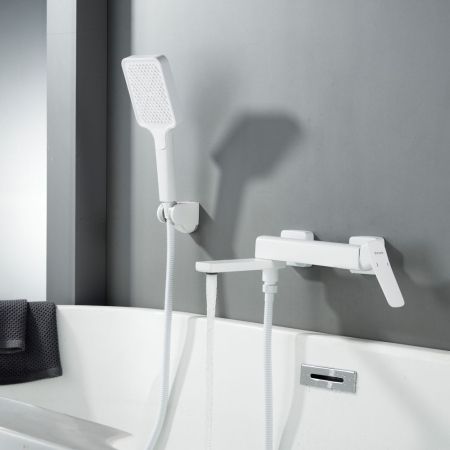 Смеситель для ванны Shevanik S9952C, белый, артикул S9952C