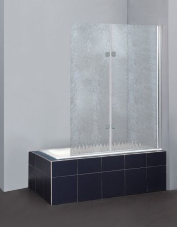 Душевая шторка на ванну BELBAGNO SELA-V-21, артикул SELA-V-21-120/140-Ch-Cr-L