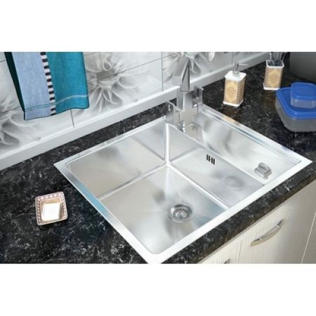 Кухонная мойка ZorG R SH R 6050 Матовый хром, артикул SH R 6050