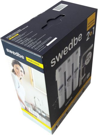 Смеситель для кухни Swedbe Selene Plus K8540K с фильтром Нержавеющая сталь