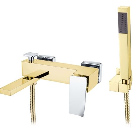 Смеситель для ванны Q GoldCR.2_Комплект, артикул 143-GCR.2