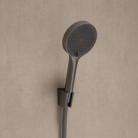 Лейка для душа, графит матовый, Aiger, IDDIS, AIG4FG0i18, артикул AIG4FG0i18