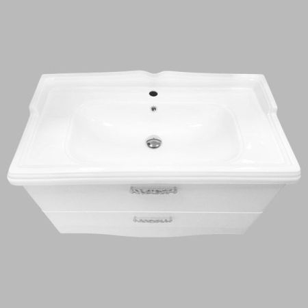 Тумба с раковиной Comforty Монако 100 4136346 Белая