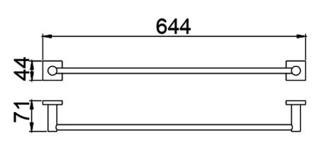 Полотенцедержатель Timo Selene 12053/03 Черный, артикул 12053/03