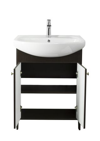 Тумба "Кантри" с раковиной Стелла 65, Венге, артикул ЛС-00002284