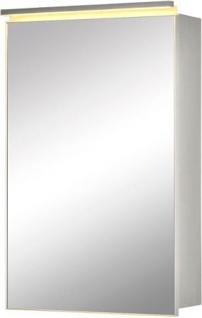 Зеркальный шкаф De Aqua Алюминиум 50 AL 501 050 S серебро