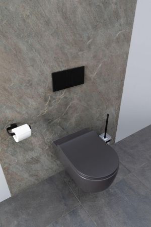 Чаша подвесного унитаза Allen Brau Priority 4.31001.AN антрацит, артикул 4.31001.AN