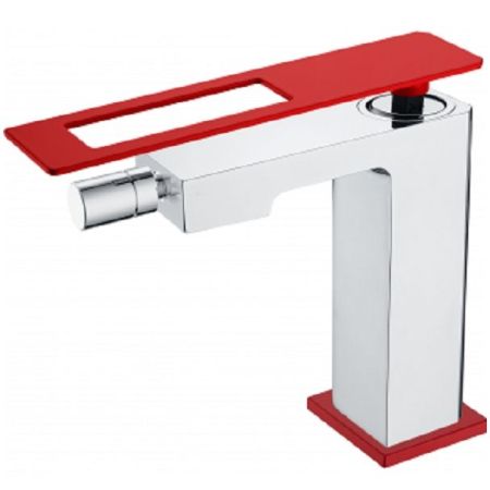 Смеситель Q для биде CHROME RED_Комплект, артикул 146-CRR