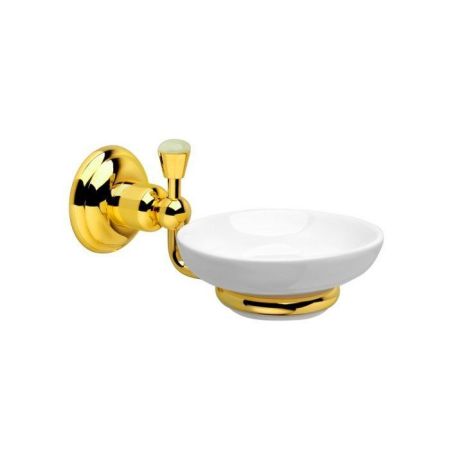 Nicolazzi Onice Мыльница подвесная, цвет: золото/белый, артикул 1487GO09O
