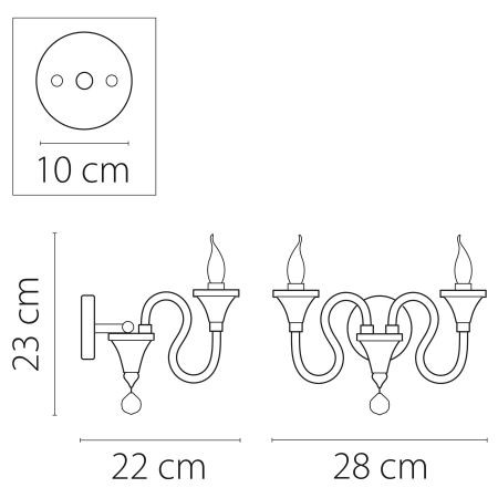 Бра Serpente Lightstar Premium 703624, артикул 703624
