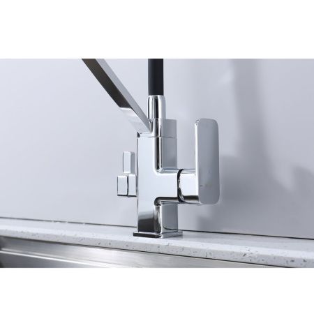 Смеситель для кухни с подключением фильтра Raglo R85.62, хром