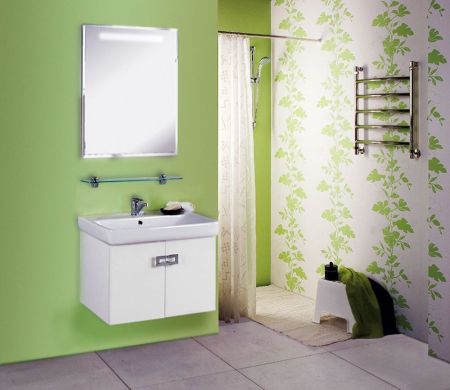 Тумба под раковину АКВАТОН ОПТИМА 67 1A124101OP010 (подвесная, белый глянец), шт, артикул 1A124101OP010