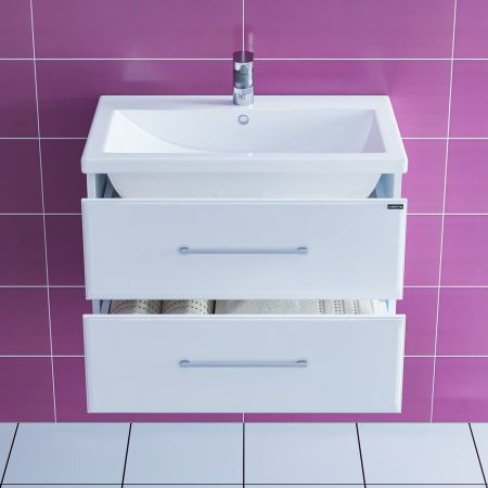 Тумба для умыв. "Омега-70" 2 ящ. подвес. (ум. Фостер 70), артикул 207038