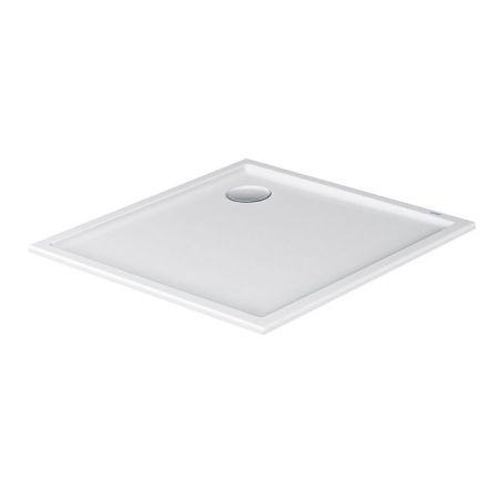 Duravit  Starck Slimline Поддон акриловый квадратный  900x900х45mm, d90, цвет белый, артикул 720115000000000