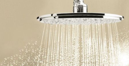 Верхний душ с душевым кронштейном GROHE Rainshower Cosmopolitan, диаметр 210 мм, хром (26171000), артикул 26171000
