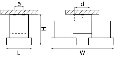 Светильник точечный накладной декоративный под заменяемые галогенные или LED лампы Illumo X2 Lightstar 051039