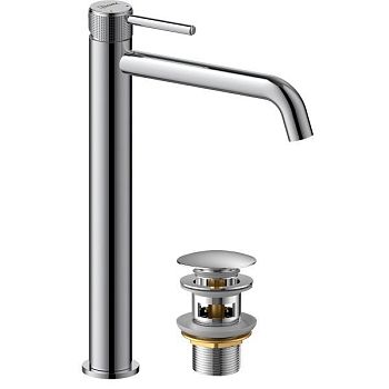 Смеситель Lemark Beluga для раковины высокий (LMF-8015B-C)