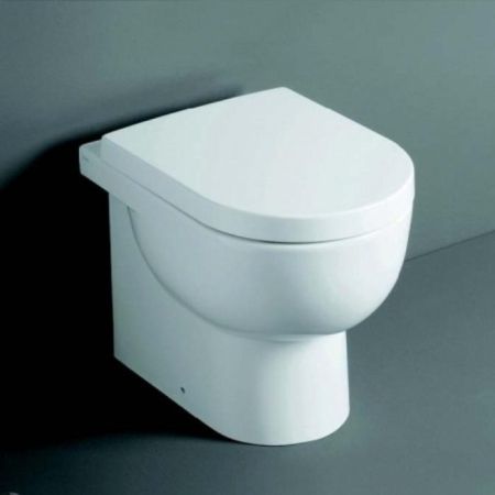 SIMAS E-LINE Унитаз приставной 35х51см, универсальный слив, цвет белый, артикул EL01bi